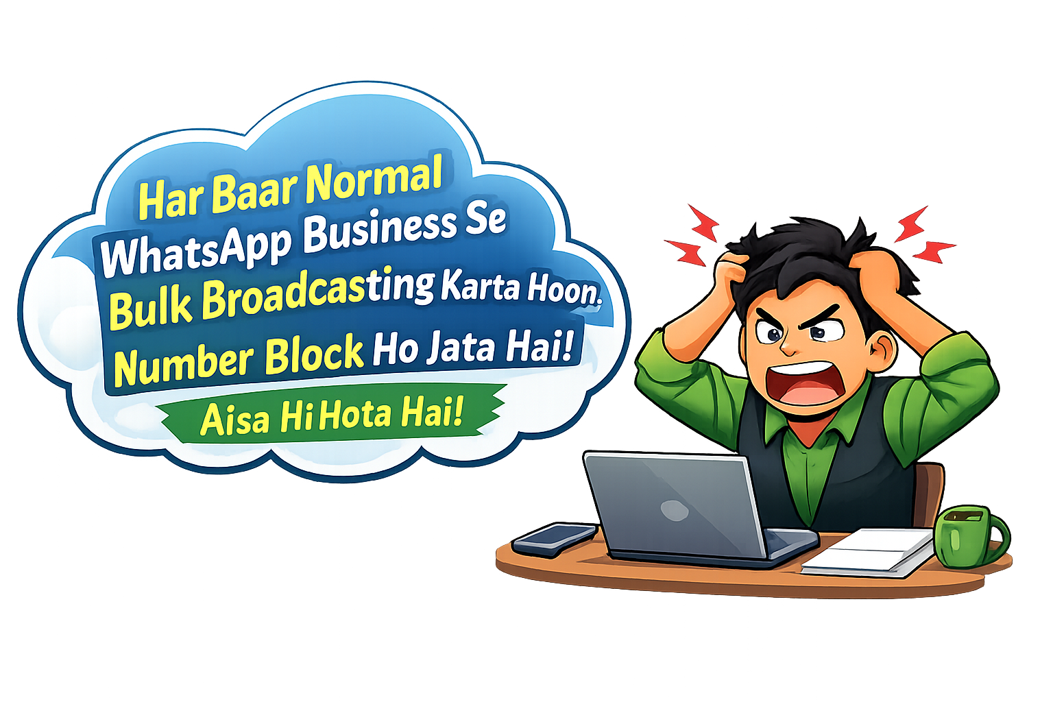 Customer frustrated - number blocked